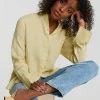 Gina Tricot Kimberly Linen Shirt Anise Flower magasins pour 8