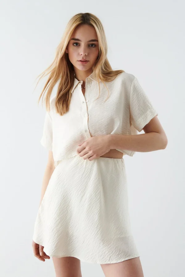 Gina Tricot Ann Shirt Eggnog guranteed de qualité 1