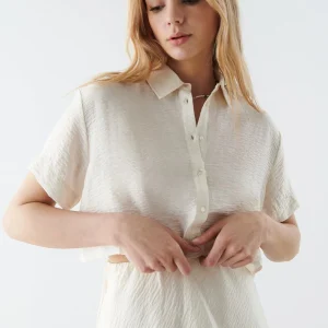 Gina Tricot Ann Shirt Eggnog guranteed de qualité 6