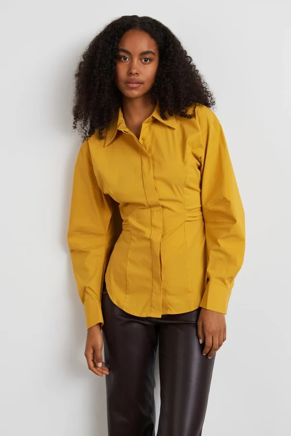marque moins cher Gina Tricot Denise Shirt Tawny Olive 3