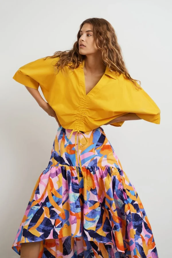 magasin en ligne Gina Tricot Ri Shirt Spectra Yellow 1