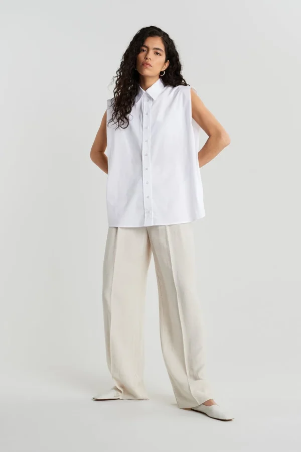 Gina Tricot Kicki Shirt White mode 3