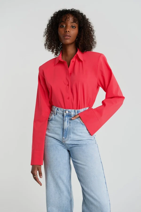Gina Tricot Lena Shirt Hibiscus Boutique officielle 1