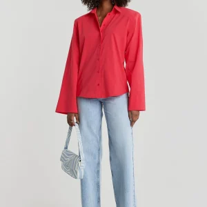 Gina Tricot Lena Shirt Hibiscus Boutique officielle 6