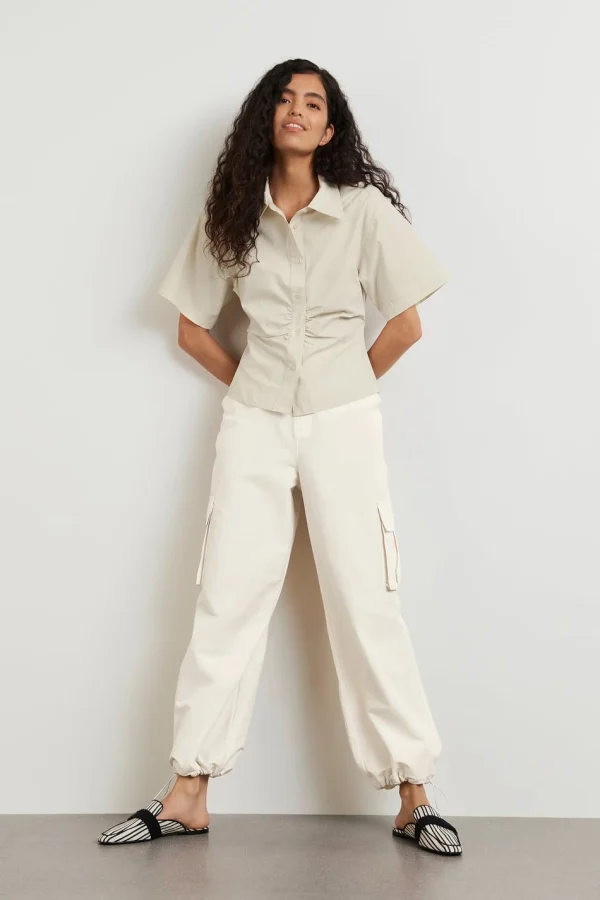 Gina Tricot Fiona Shirt Birch outlet soldes 3