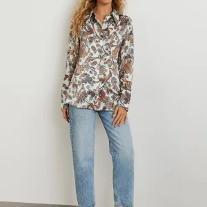 Gina Tricot Liv Shirt Trekker Paisley en solde 6