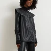 Gina Tricot Carol Pu Shirt Black vente pas cher en ligne 8
