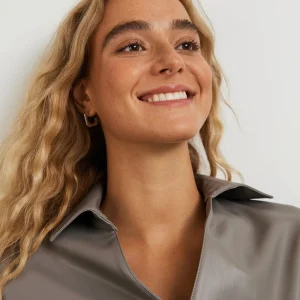 Gina Tricot Miriam Pu Shirt Rock Ridge pas cher 6