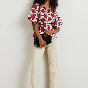 Gina Tricot Cass Shirt Round Geo Aop site officiel 6