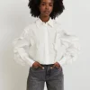 Meilleur Service Gina Tricot Asli Cropped Shirt White 10