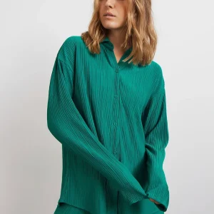 Gina Tricot Nella Shirt Teal Green grande popularité 6