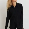 Gina Tricot Nella Shirt Black garantie de qualité 10