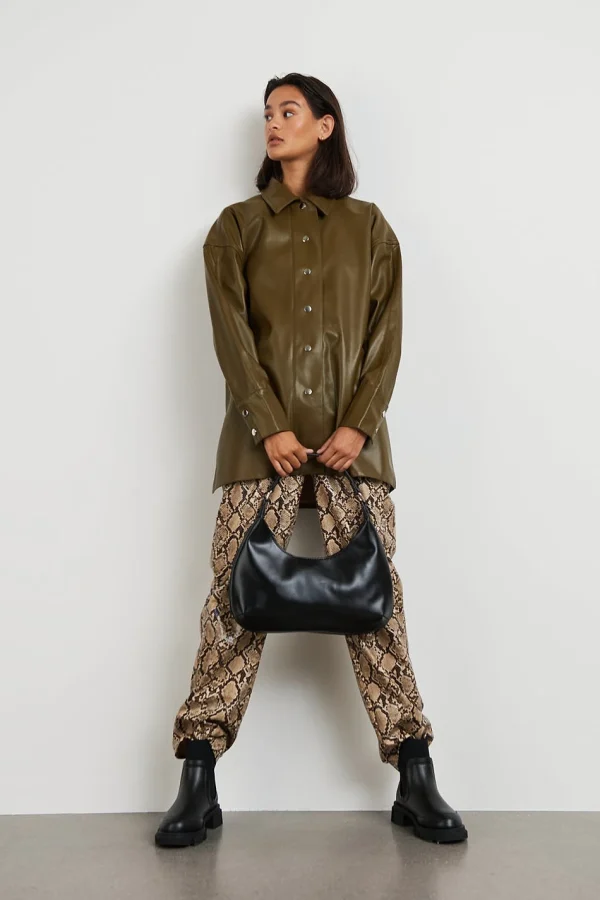magasin Gina Tricot Magda Pu Shirt Beech 3