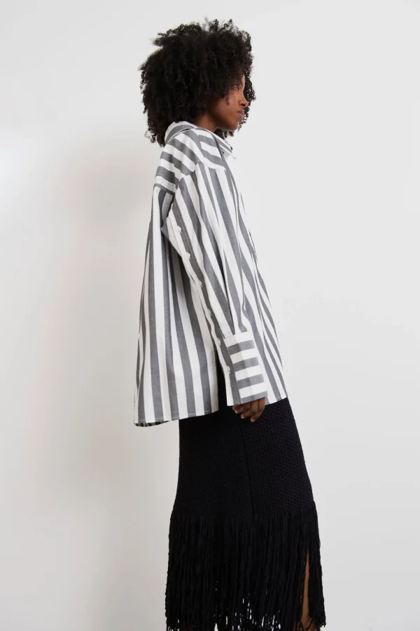 pas cher Gina Tricot Edla Trend Shirt Black/white 1