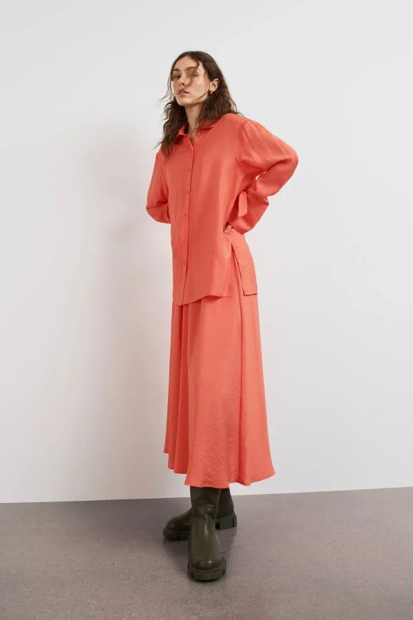 Gina Tricot Lollo Shirt Emberglow Prix très abordable 3