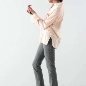 Gina Tricot Siriana Shirt Light Apricot achat pas cher 6