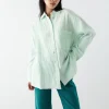 grande marque pas cher Gina Tricot Siriana Shirt Glacier 10