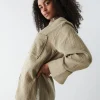 Gina Tricot Siriana Shirt Rosted Cashew boutique pas cher 10