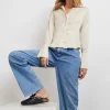 Large choix en ligne Gina Tricot Chania Satin Shirt Almond Milk 8