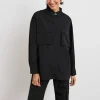 Gina Tricot Oversize Shirt Black Retour Facile et Gratuit 10