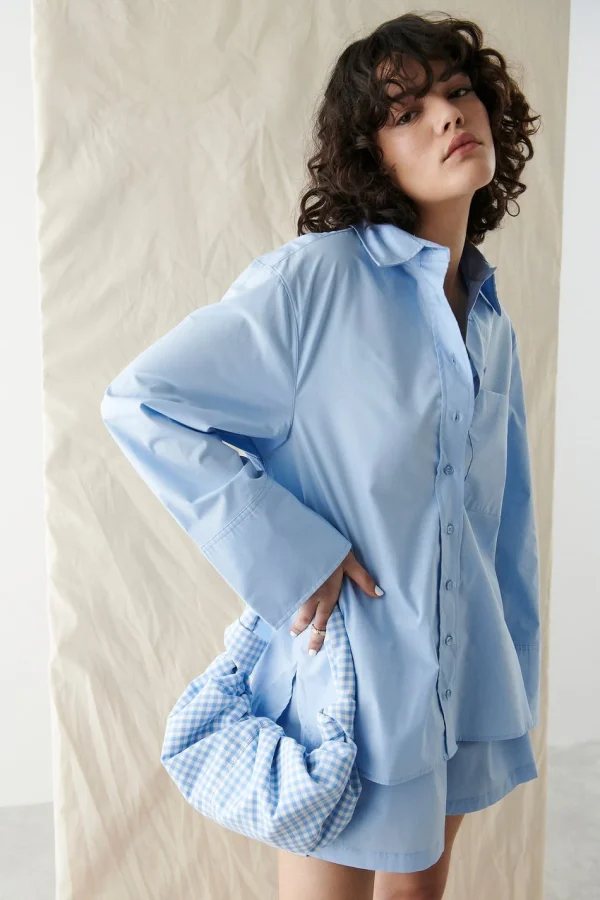 Gina Tricot Gizem Poplin Shirt Windsurfer se précipiter pour acheter 1
