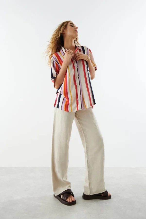 Gina Tricot Malou Shirt Mexico Colorful soldes de Noël 3