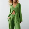 Gina Tricot Kajser Trend Shirt Meadow Green soldes magasin 8