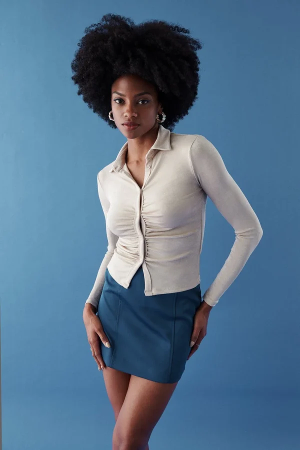 Gina Tricot Dolly Shirt Pumice Stone se précipiter pour acheter 1