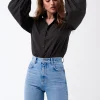 soldes de Noël Gina Tricot Helga Shirt Black 10