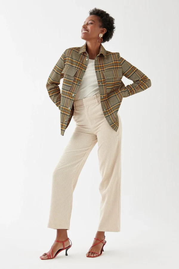 Gina Tricot Charlie Shirt Check vente à bas prix 3