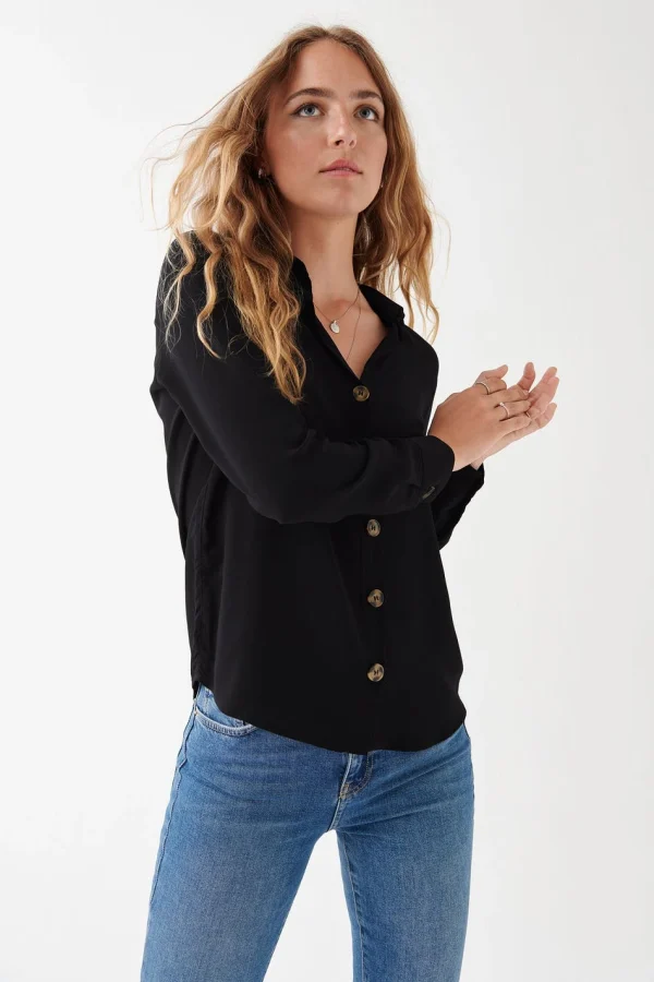 officiel Gina Tricot Wendy Shirt Black 1