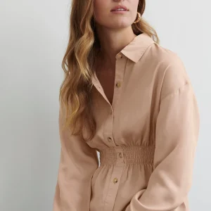 site pas cher Gina Tricot Thea Shirt Beige Blush 6