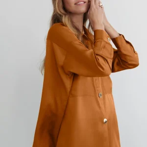 grande popularité Gina Tricot Sivi Gold Button Shirt Sugar Almond 6