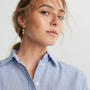 Gina Tricot Freya Shirt White/cobolt magasin en ligne france 6