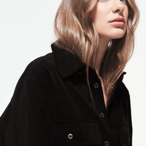 Gina Tricot Wellie Corduroy Shirt Black vente en ligne pas cher 6