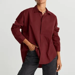 Gina Tricot Blenda Shirt Fired Brick Boutique officielle 6