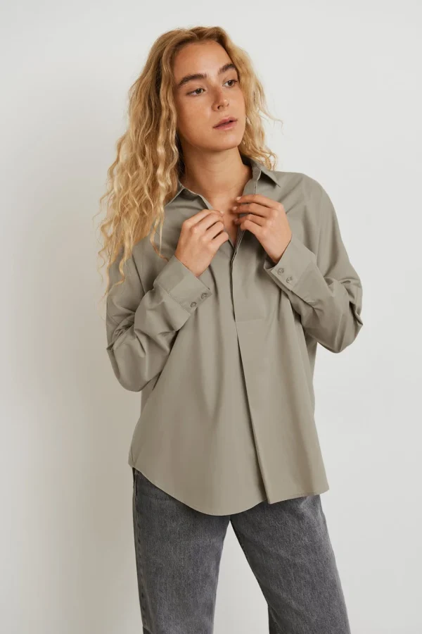 Paiement sécurisé Gina Tricot Blenda Shirt Pure Cashmere 1