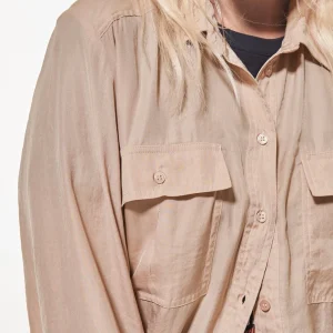 Gina Tricot Elin Utility Shirt Rose Cloud destockage 6