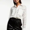 vente pas cher en ligne Gina Tricot Amanda Shirt Offwhite 10