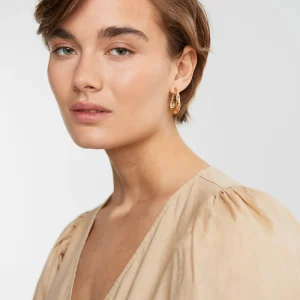 Acheter Gina Tricot Ella Linen Wrap Shirt Cuban Sand 6