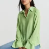 REMISE Gina Tricot Hilma Shirt Nile Green 10