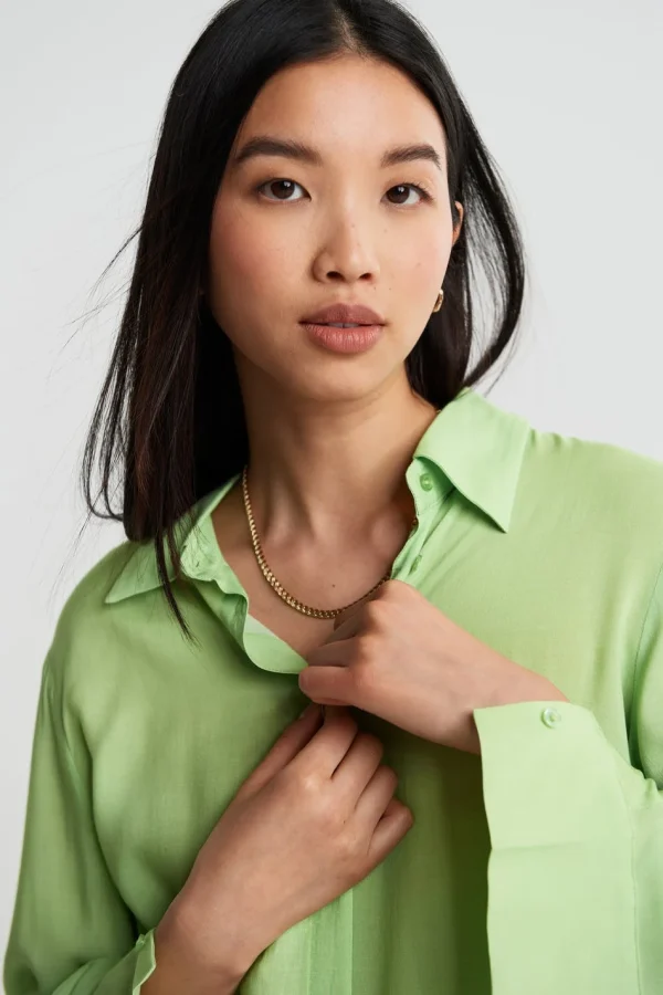 REMISE Gina Tricot Hilma Shirt Nile Green 3