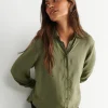 qualité supérieure Gina Tricot Hilma Shirt Loden Green 8