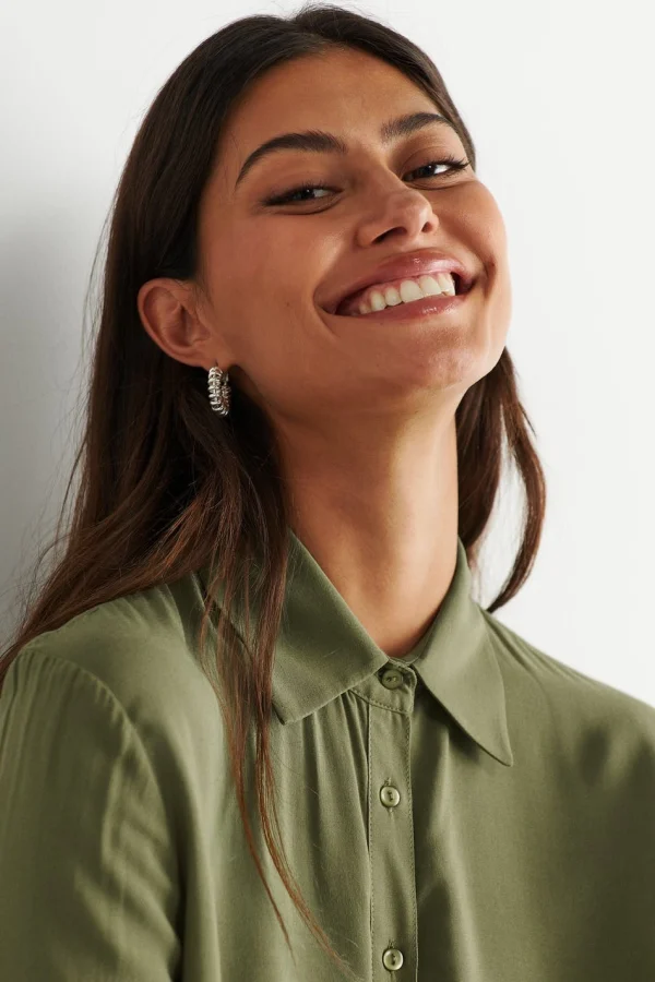 qualité supérieure Gina Tricot Hilma Shirt Loden Green 3