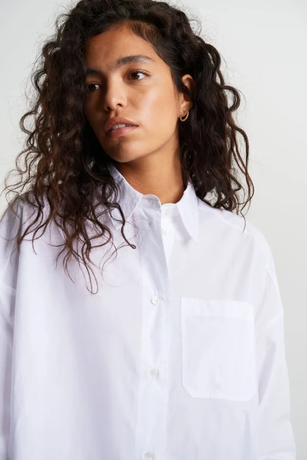 qualité d’originales Gina Tricot Karin Oversized Shirt Offwhite 3