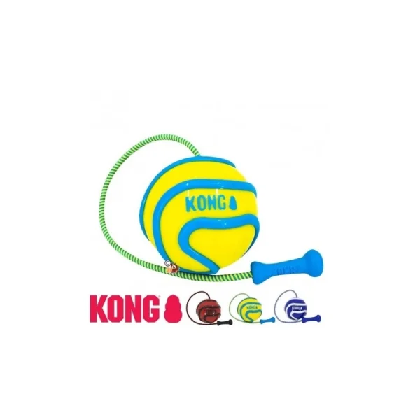 Balle Kong Avec Cordon élastique (Kong Wavz Bunji Ball) 2 Tailles Meilleur Service 1