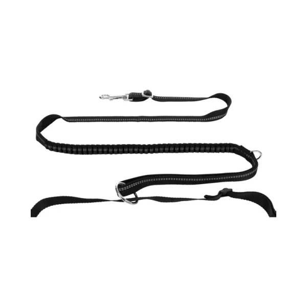 Paiement sécurisé Ceinture De Jogging Avec Laisse (Coloris Noir/Gris 70-130 Cm) 3