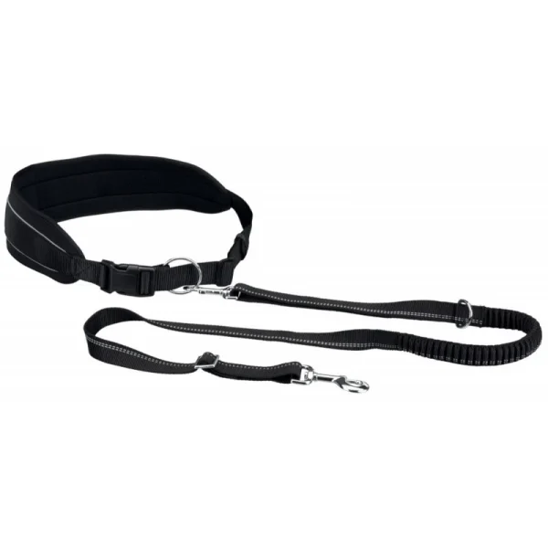 Ceinture + Laisse Réglables (Coloris Gris / 75-120 Cm) magasin 1