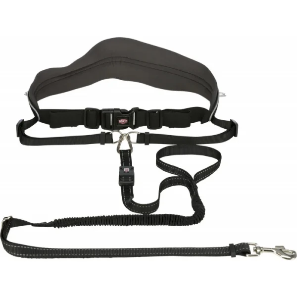 Large choix en ligne Ceinture Ventrale Avec Laisse (Coloris Noir / 70-120 Cm) 3