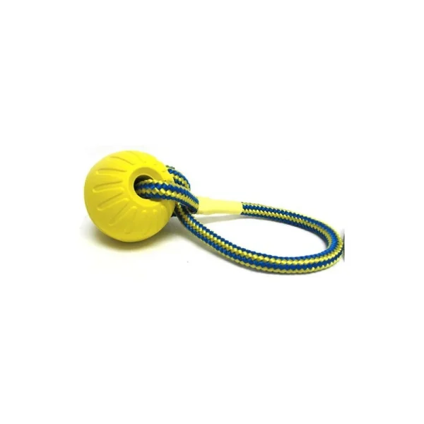 dernière tendance Fun Balle Avec Corde (Swing’n Fling DuraFoam Fetch Ball) 1